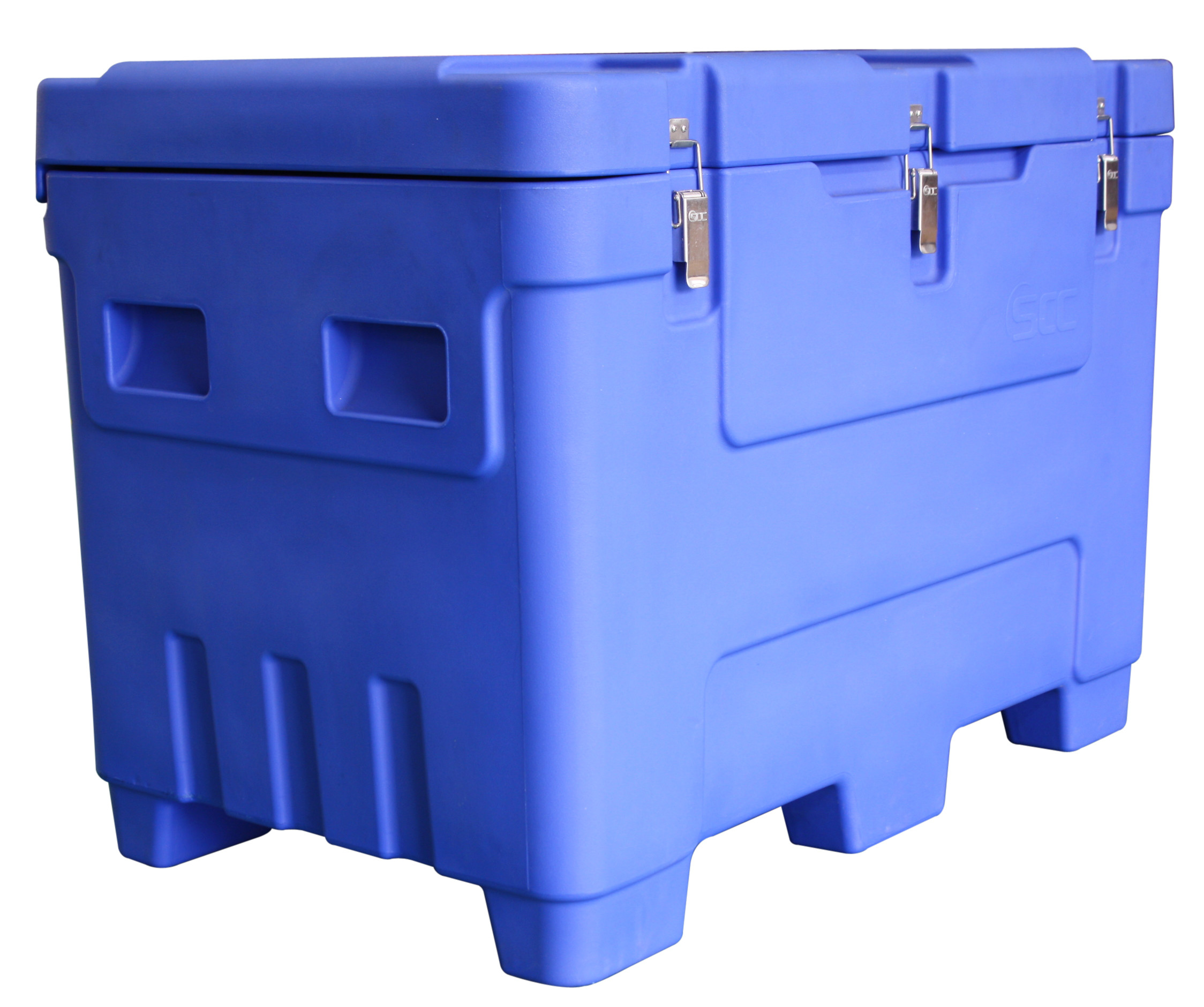 250 Litre Heavy Duty Forkliftable Blue Dry Ice Storage Container