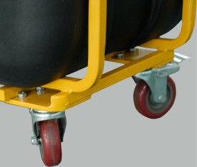 650Litre Black Rotational Molded Heavy Duty Tilt Trucks