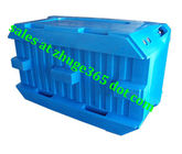 Rotomolded 450Liter Blue Insulated Fish Container Seafood Processing Insulated Container