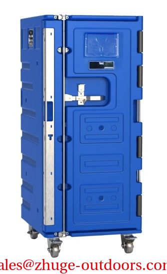 580Litre OLIVO-Style Blue Large Insulated Plastic Roll Cabinet