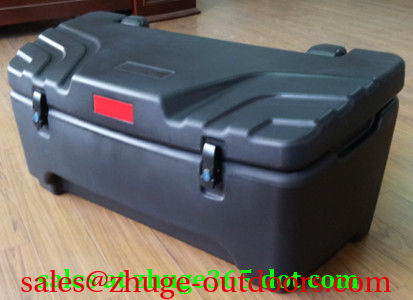 Durable 150Liter One-piece Rotomolded Black 250cc ATV Cargo Box for Honda Suzuki ATV