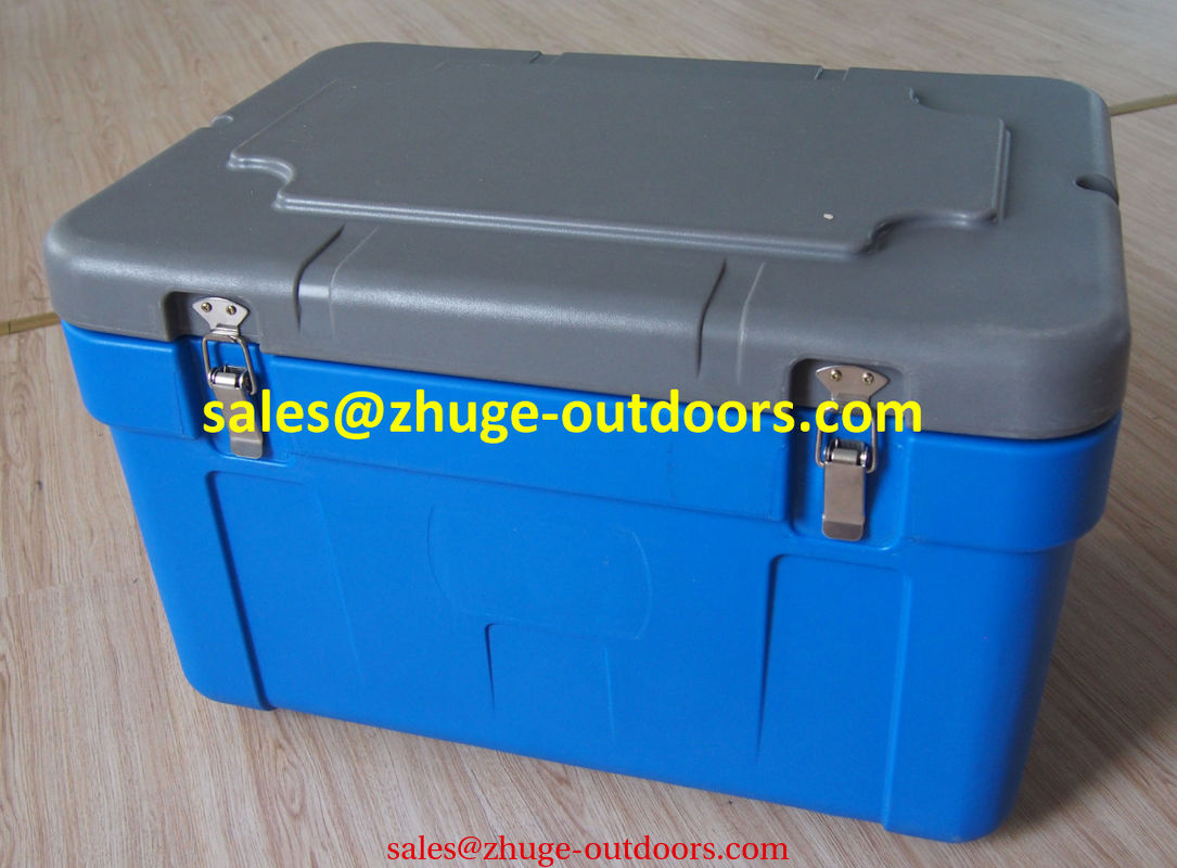 Thermal Roto Molded 62 Liter PU Insulation Plastic Ice Cooler Box