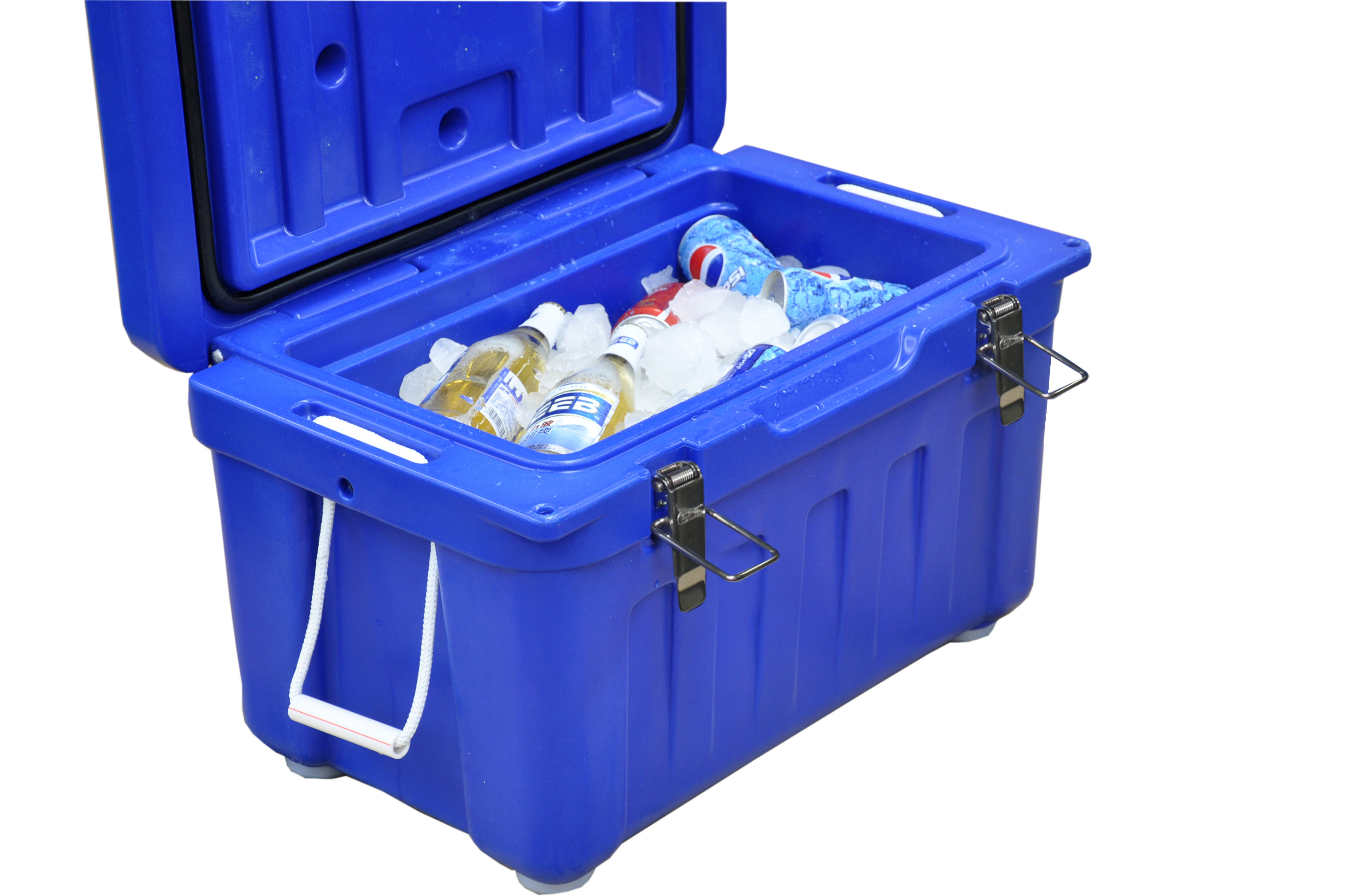 35 Liter Premium Blue Plastic Cooler Box for Fishing Camping｜Hunting